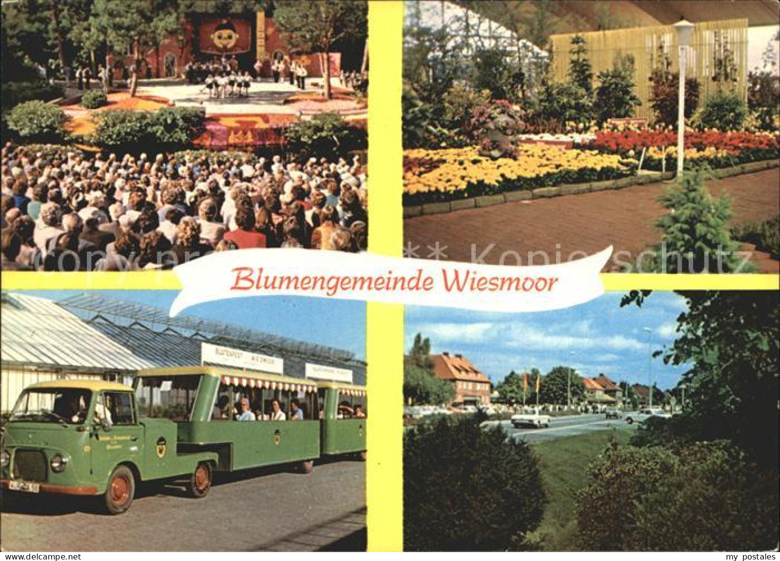 Wiesmoor Blumenschau Freilichtbuehne Besuchsfahrzeug