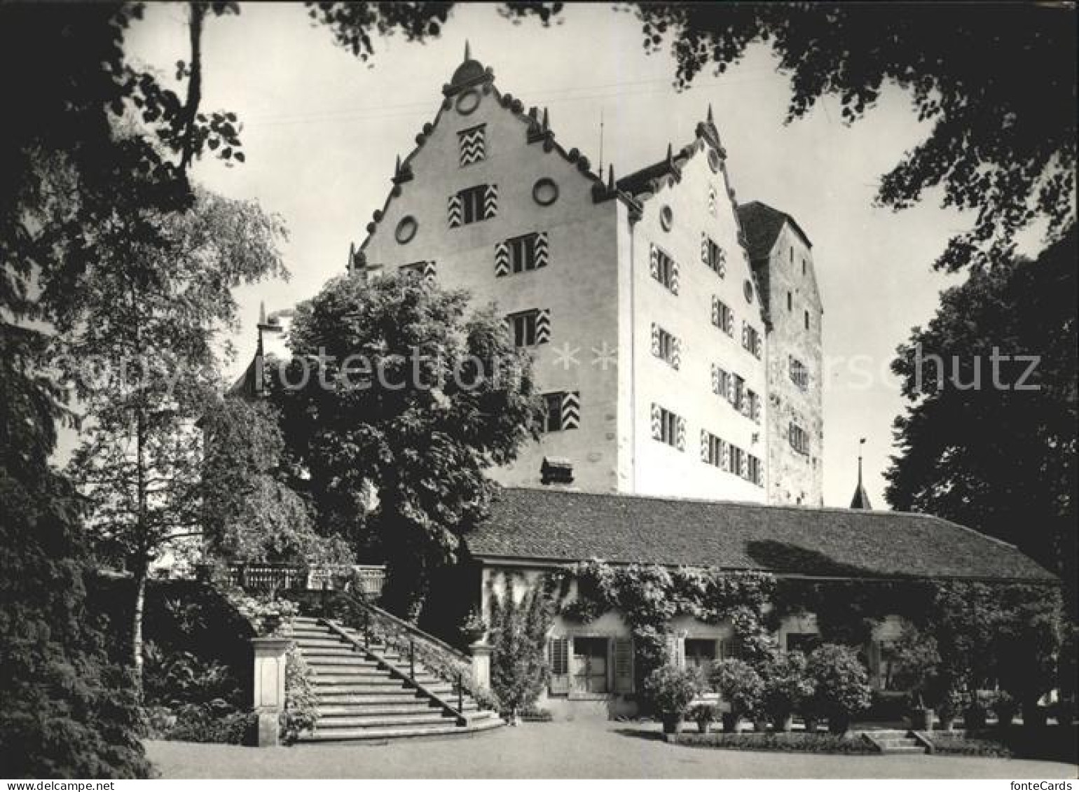 Wildegg Schloss Wildegg vom Schlosshof