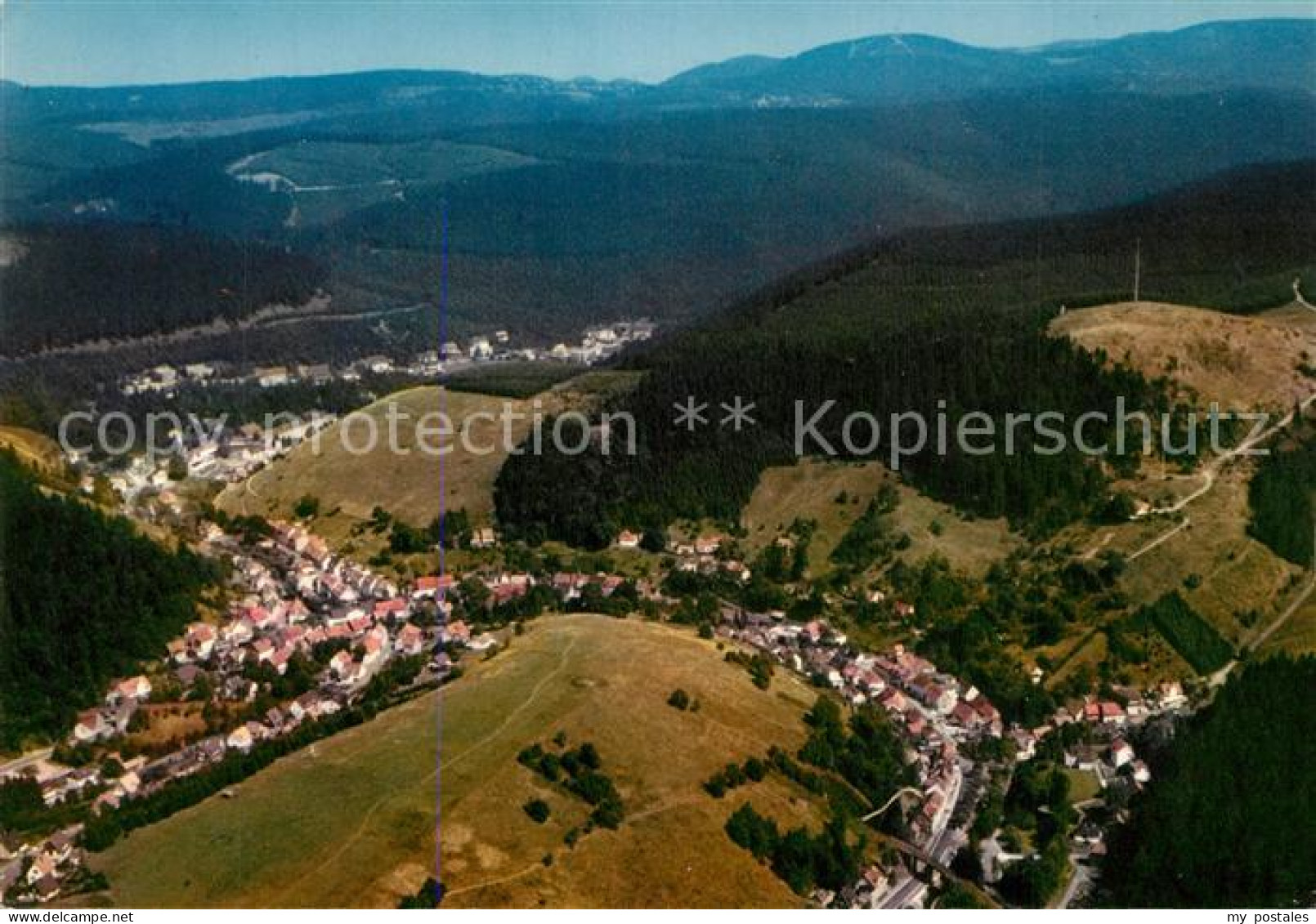 Wildemann Harz Goslar Niedersachsen Fliegeraufnahme