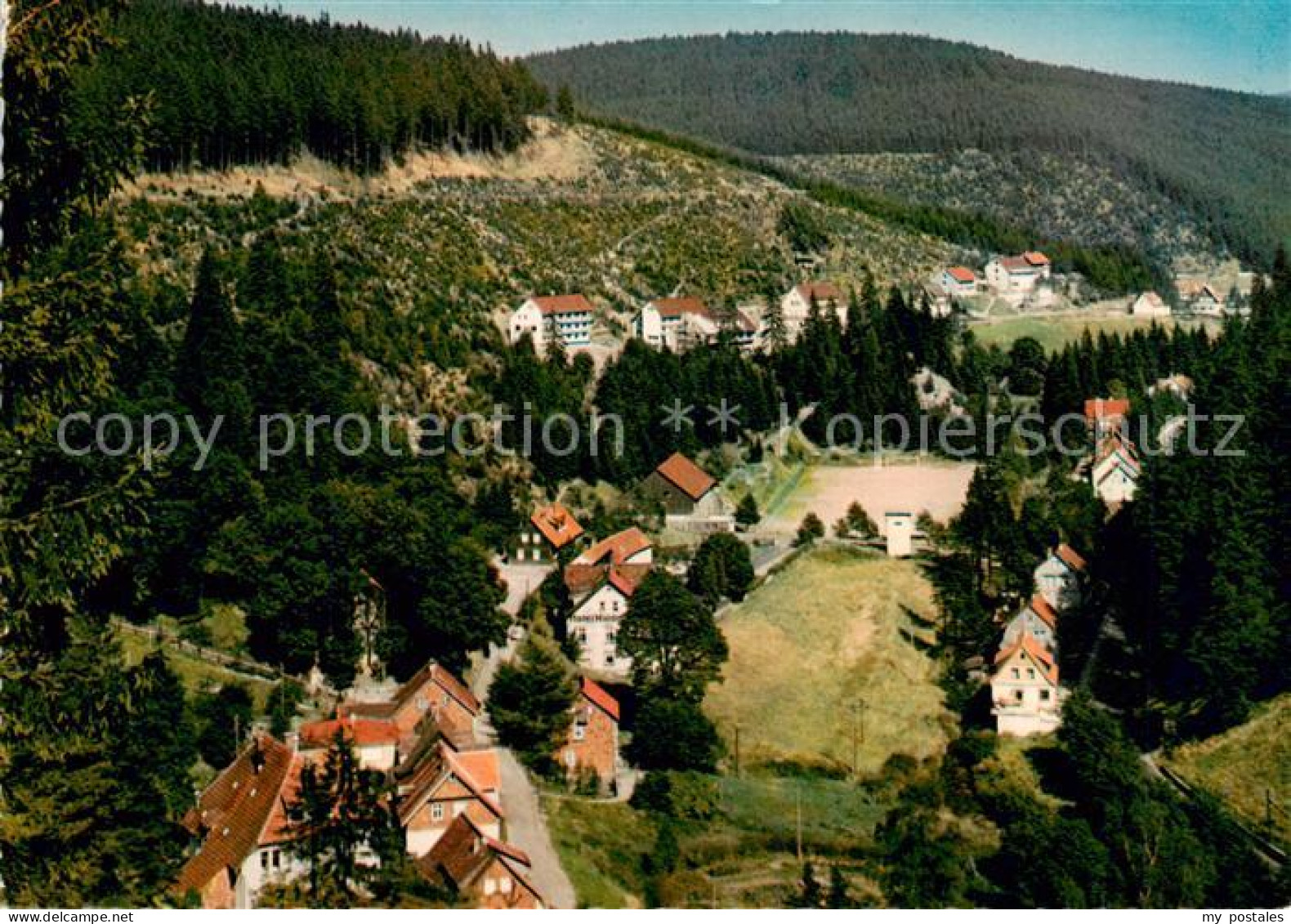 Wildemann Harz Spiegeltal Fliegeraufnahme
