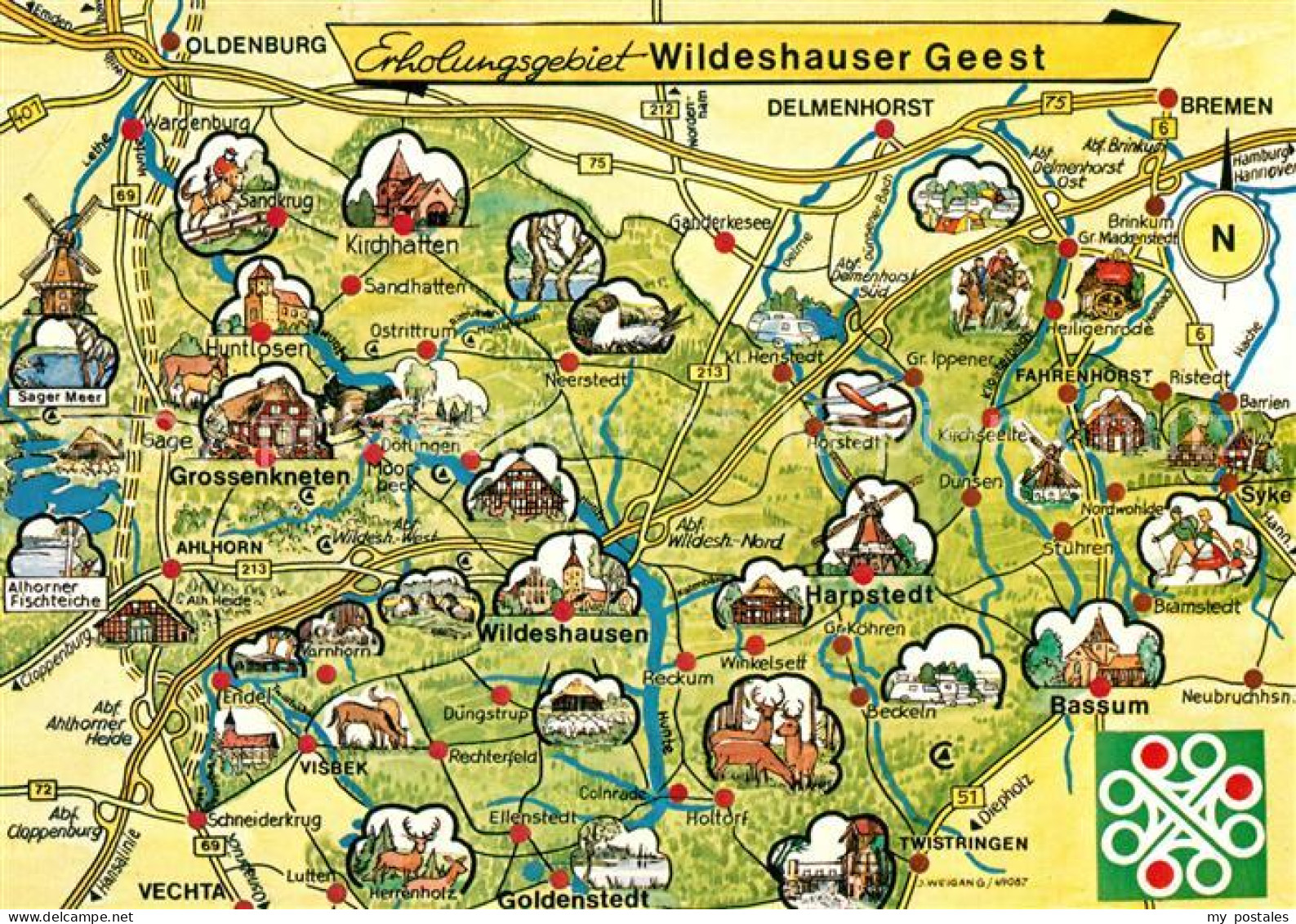 Wildeshausen Geest Lageplan Oldenburg
