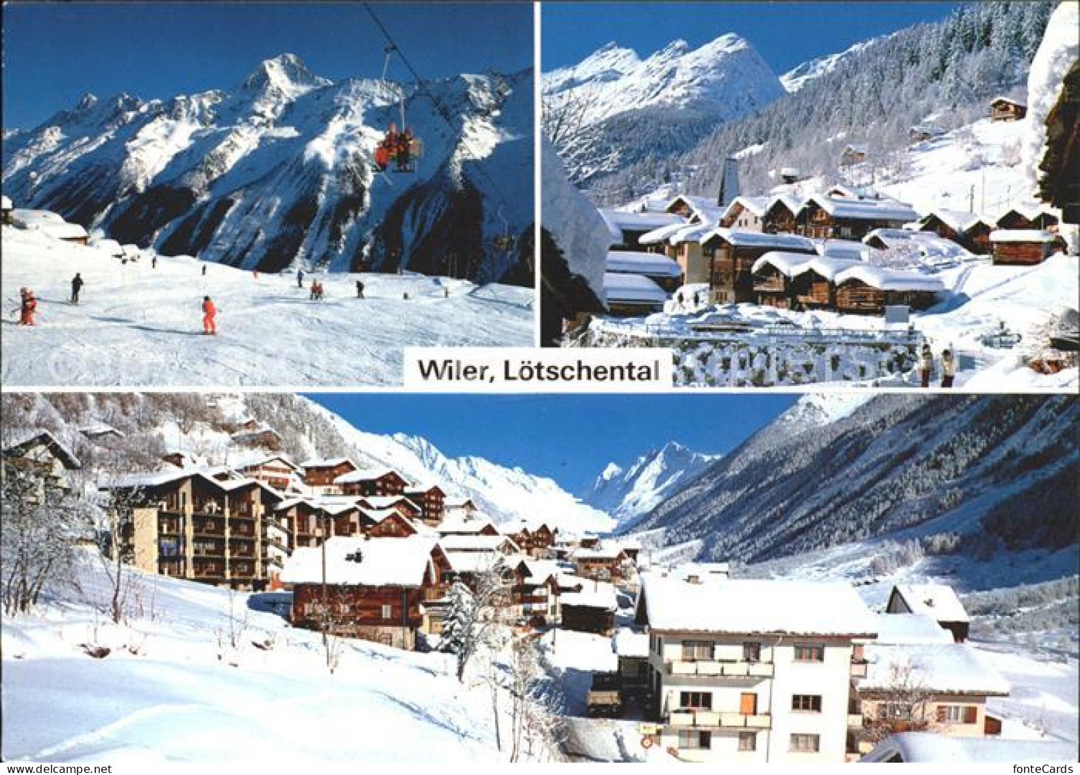 Wiler Loetschental Lauchernalp Dorf