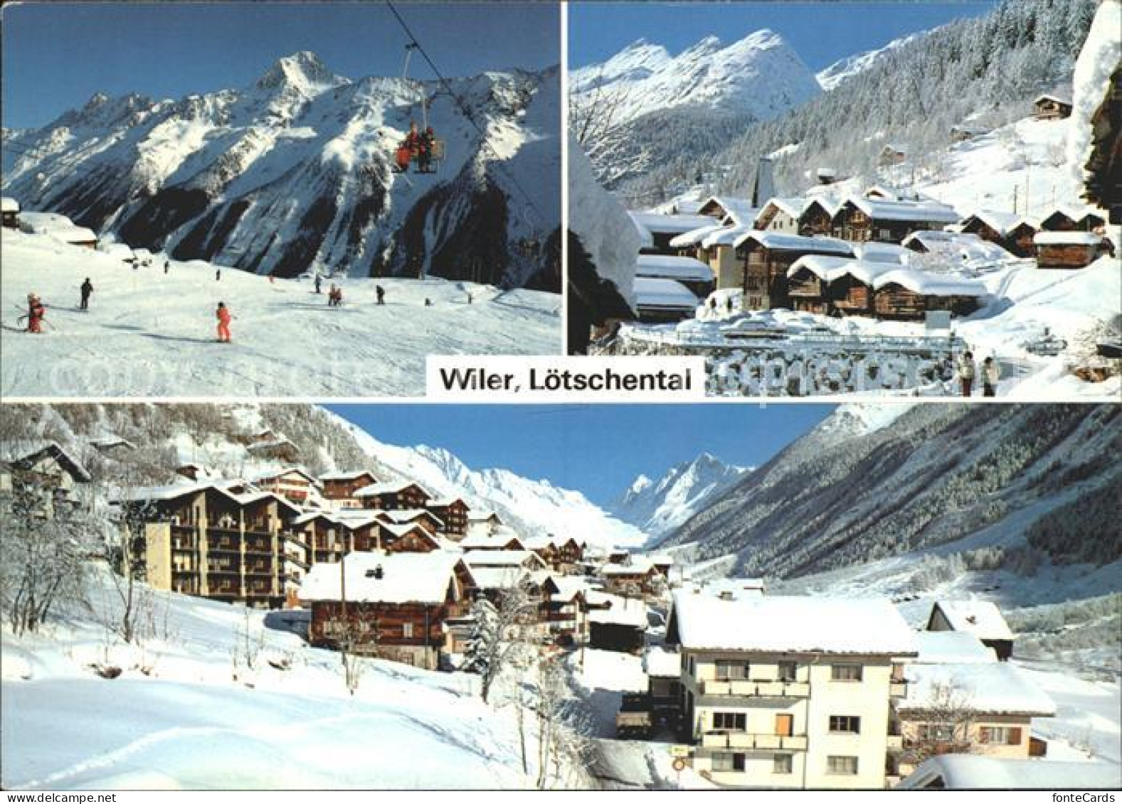 Wiler Loetschental Lauchernalp Wiler Loetschenluecke Sessellift