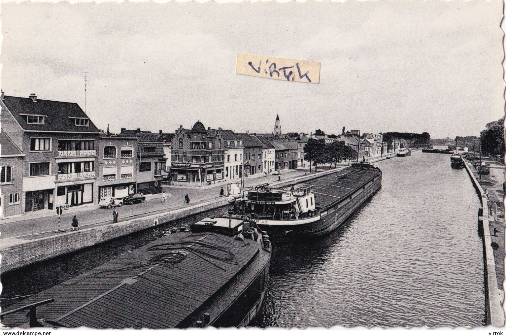 Willebroek : panorama vaart  (  boat-boot-binnenvaart )