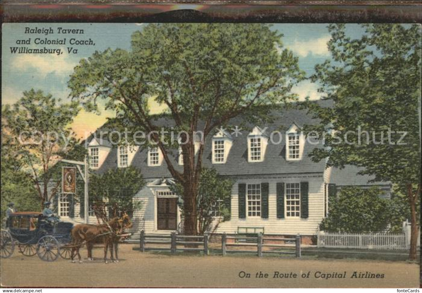 Williamsburg Virginia Raleigh Tavern and Colonial Coach