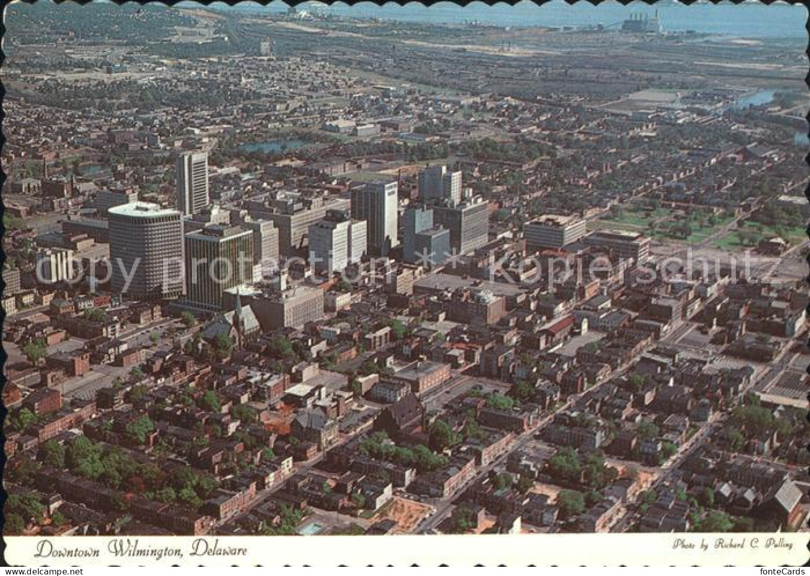 Wilmington Delaware Fliegeraufnahme