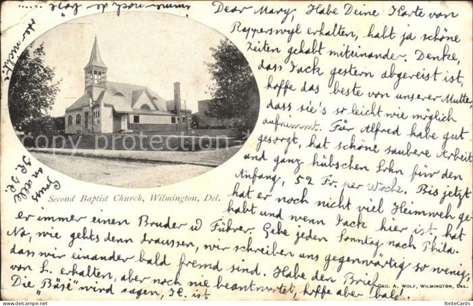 Wilmington Delaware Second Baptist Church