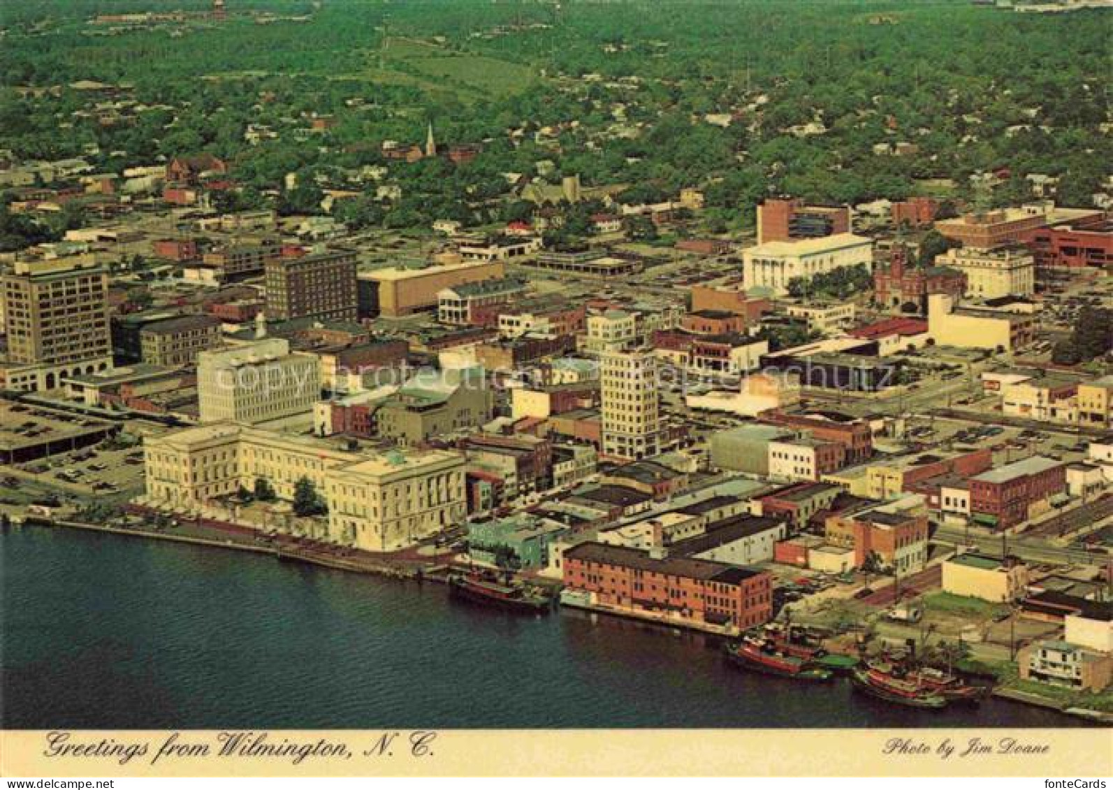Wilmington North Carolina USA Fliegeraufnahme