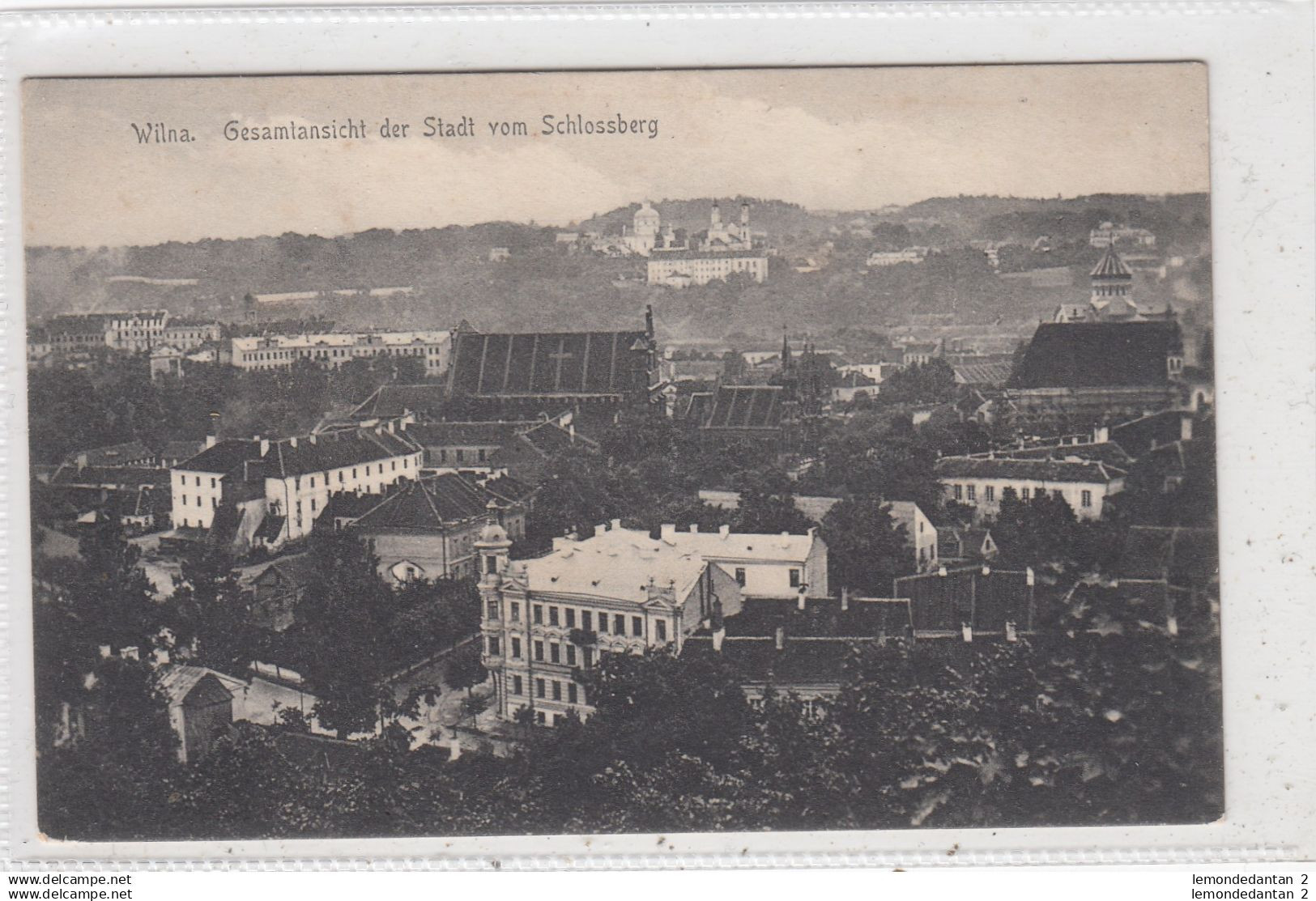 Wilna. Gesamtansicht der Stadt vom Schlossberg.*