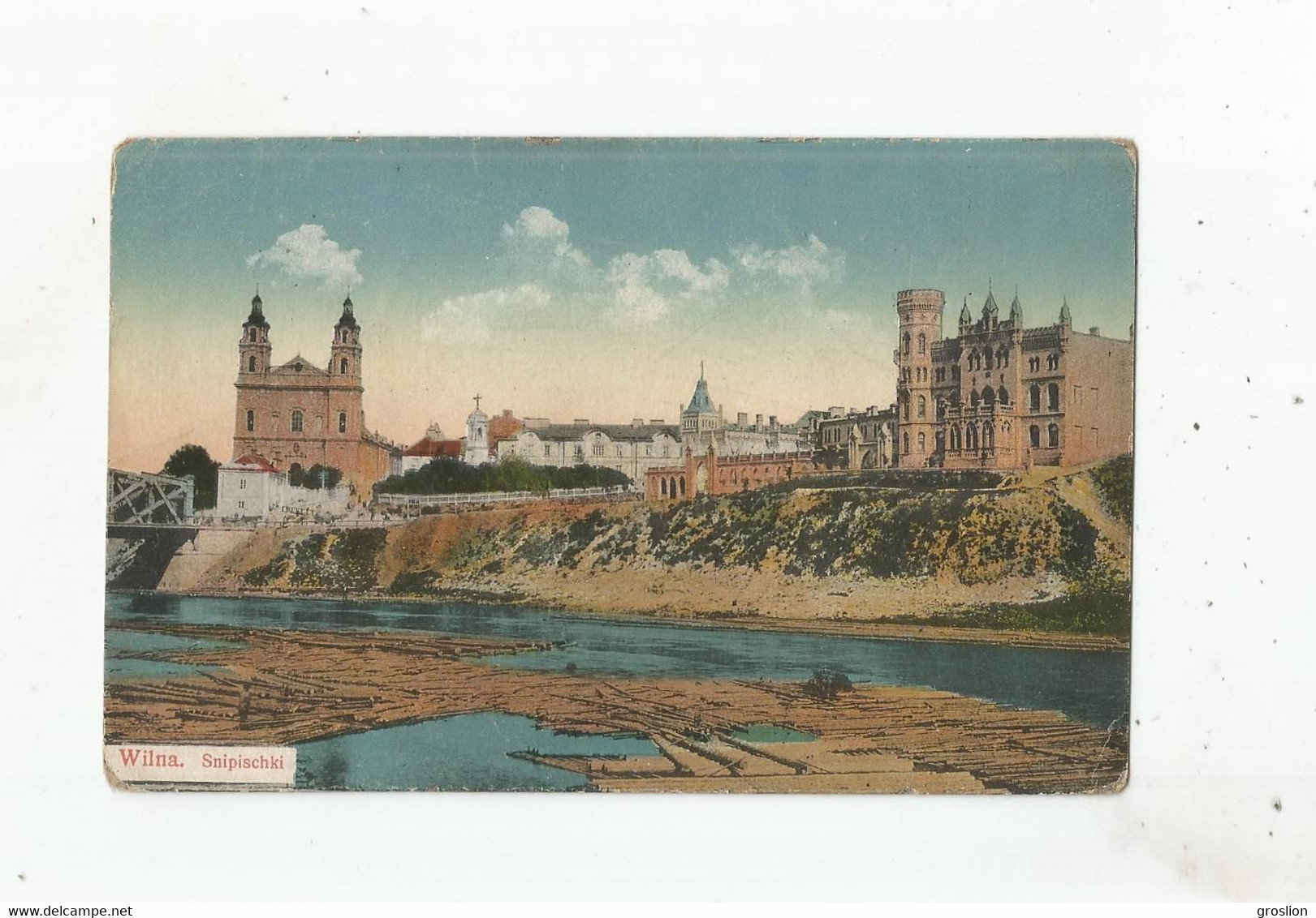 WILNA (VILNIUS LITUANIE) SNIPISCHKI 1917