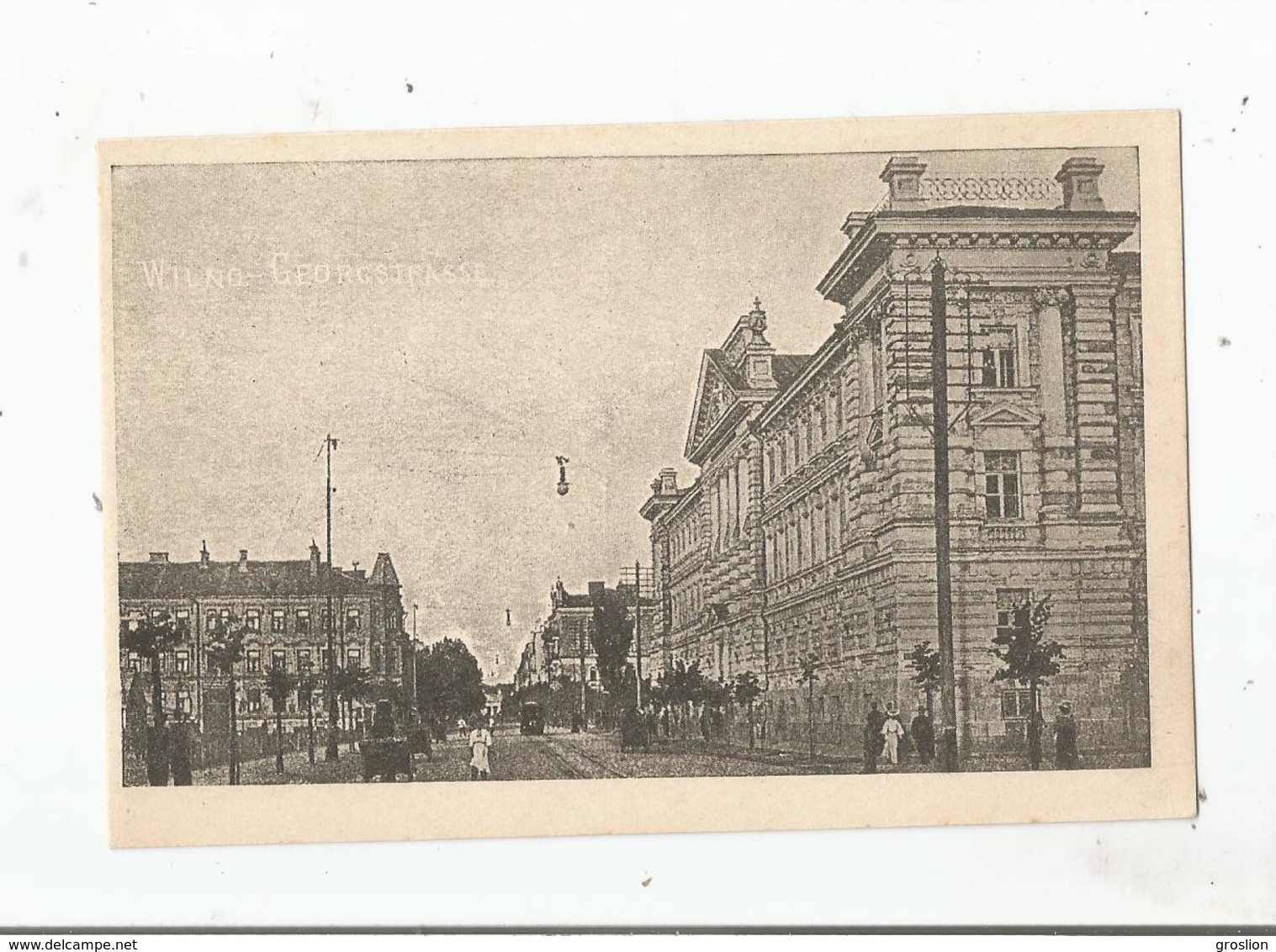 WILNO (VILNIUS LITHUANIE) GEORGSTRASSE