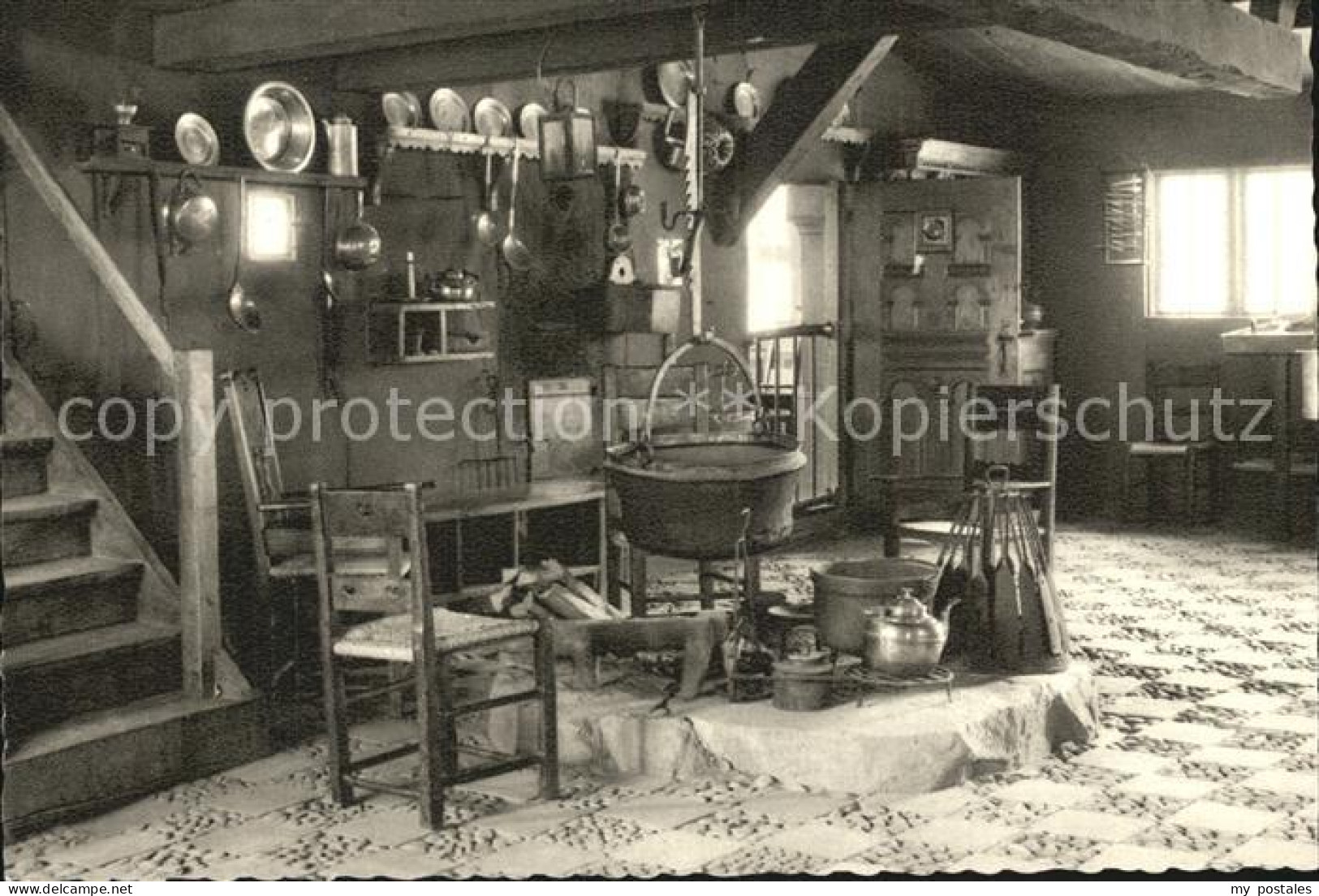 Wilsede Lueneburger Heide Flett Heidemuseum Naturschutzpark Lueneburger Heide