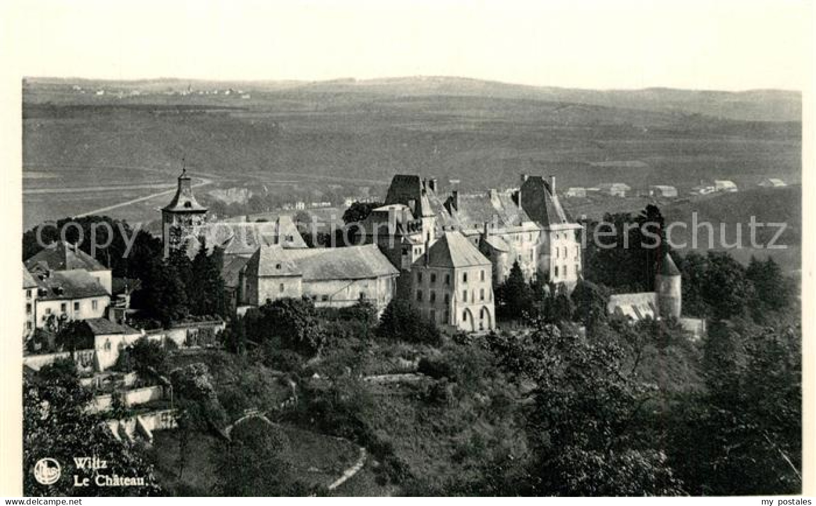 Wiltz Luxembourg Fliegeraufnahme Chateau