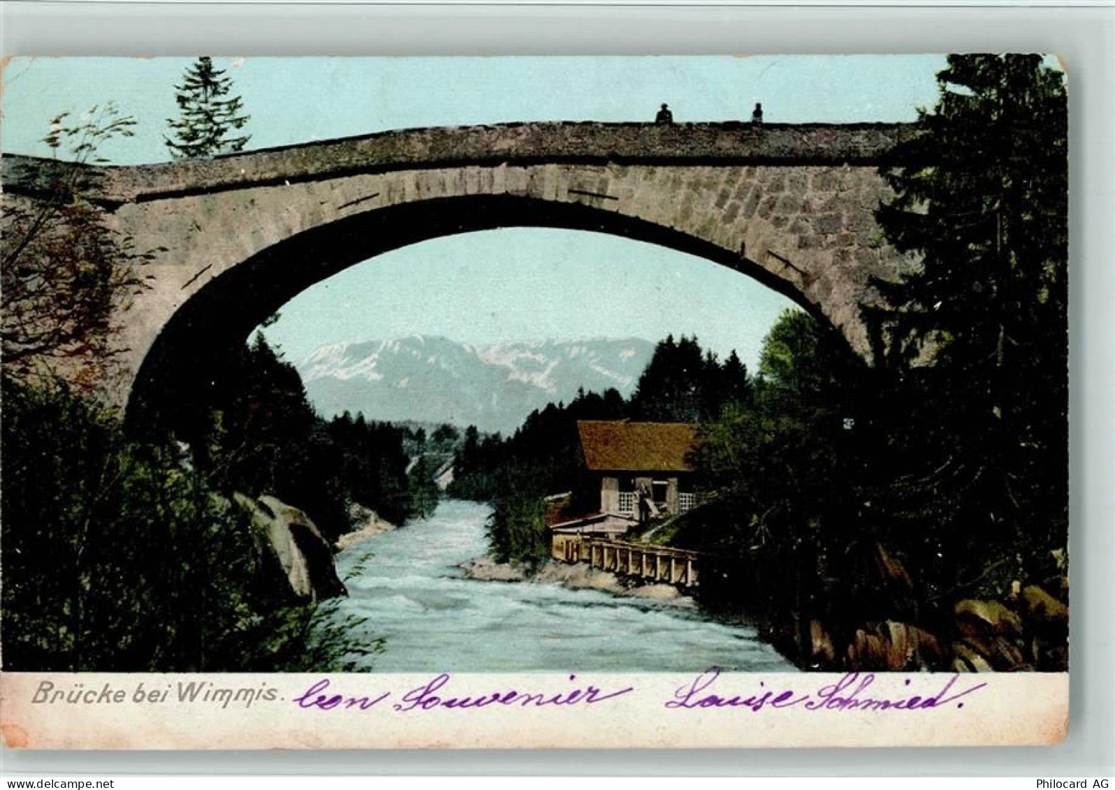 Wimmis Brücke bei Wimmis Nr. 1479 Künzli - 11085458