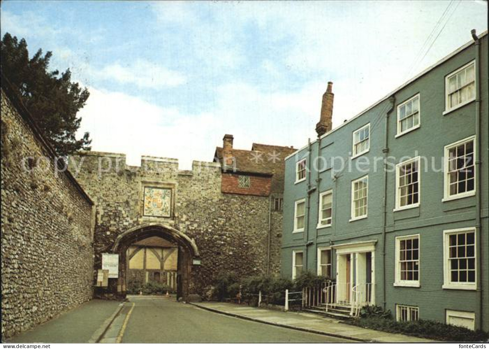 Winchester South Gateway leading to Winchester Cathedral