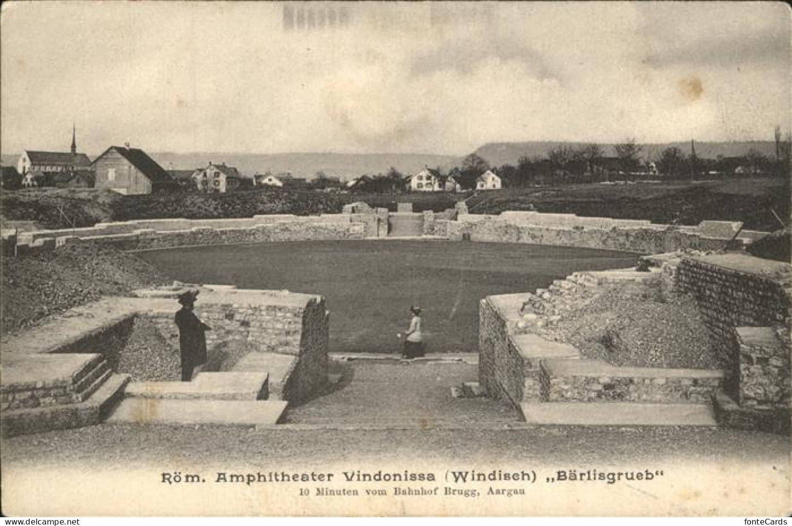 Windisch AG Vindonissa Roem. Amphitheater Baerlisgrueb