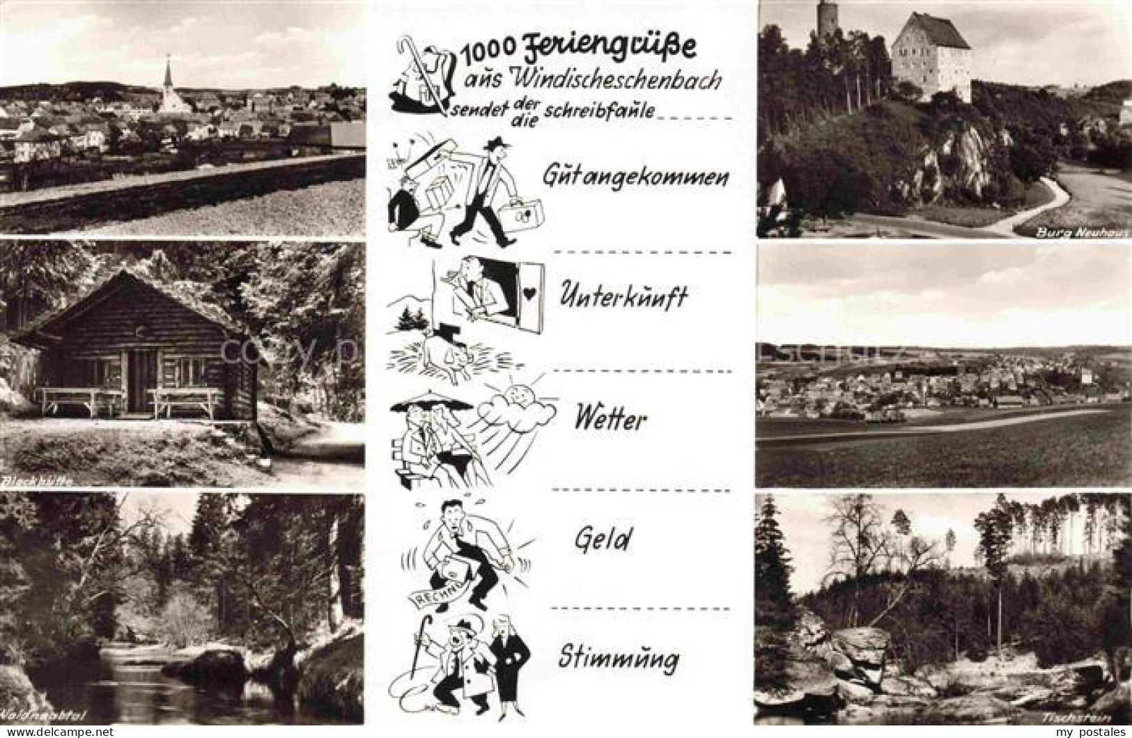 Windischeschenbach Neustadt Waldnaab Bayern Panorama Blockhuette Waldnaabtal Bur