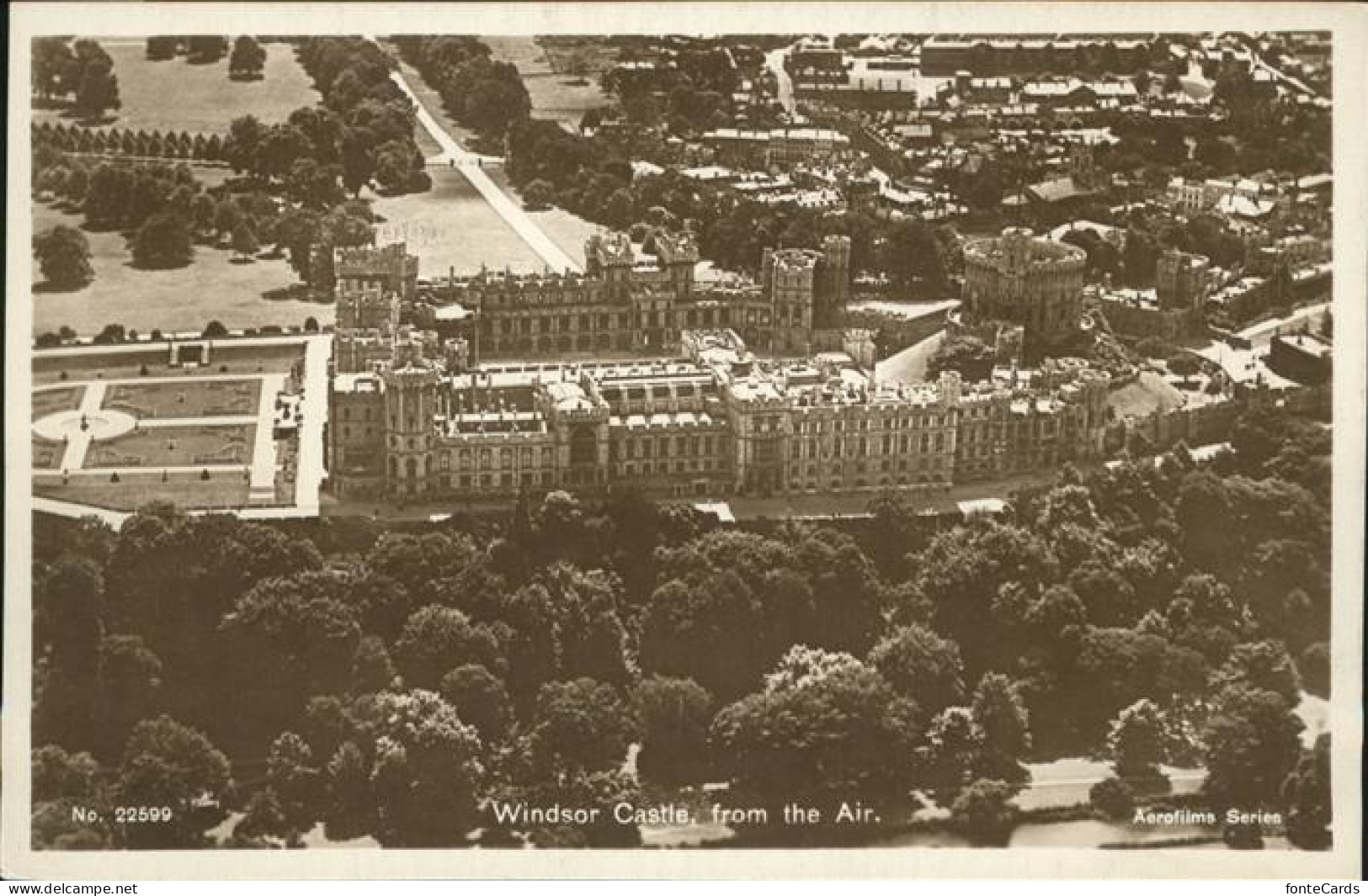 Windsor Berkshire Castle Fliegeraufnahme