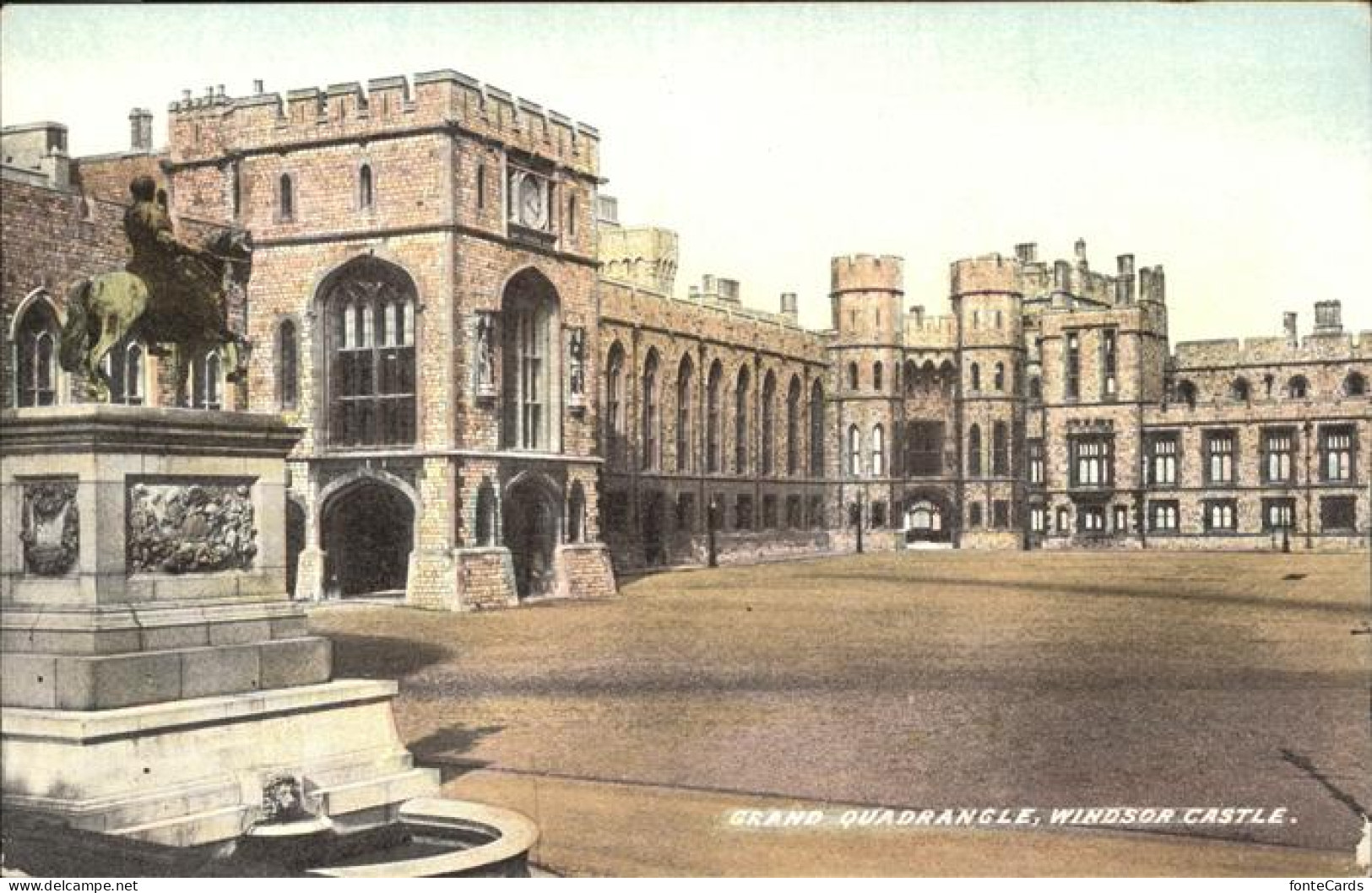 Windsor Berkshire Castle Grand Quadrangle