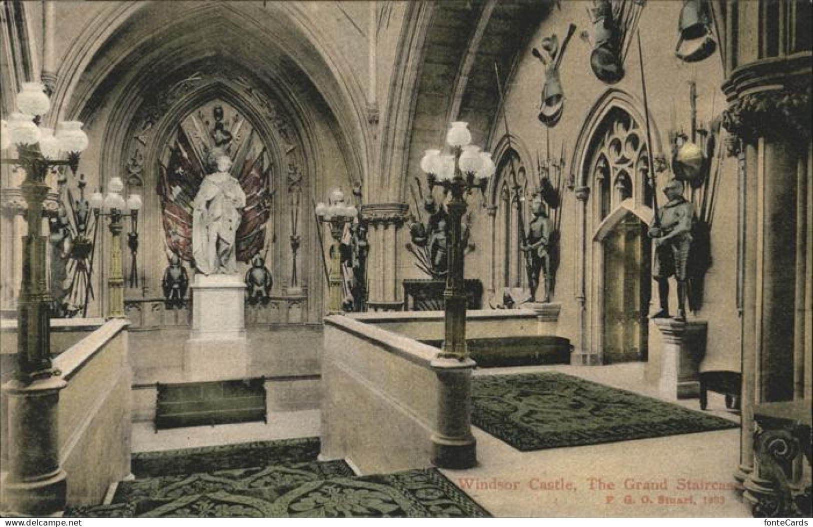 Windsor Berkshire Castle Grand Staircase
