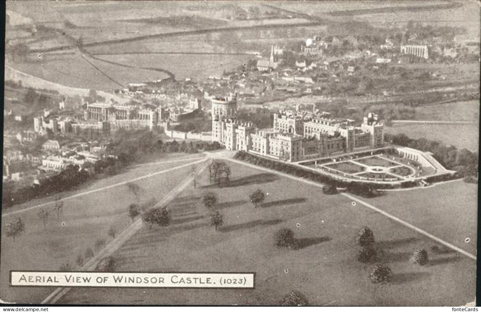 Windsor Berkshire Fliegeraufnahme Castle