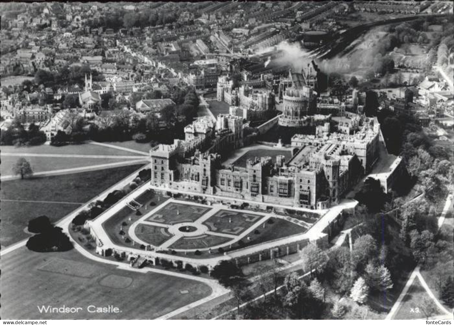 Windsor Berkshire Fliegeraufnahme Castle