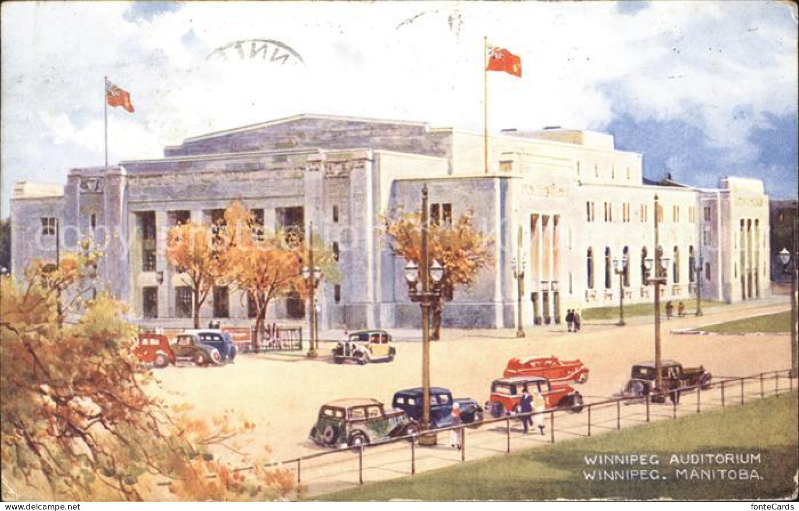 Winnipeg Auditorium Illustration