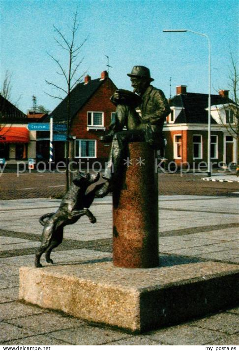Winschoten Tellerlikker Oldambtplein Denkmal Statue