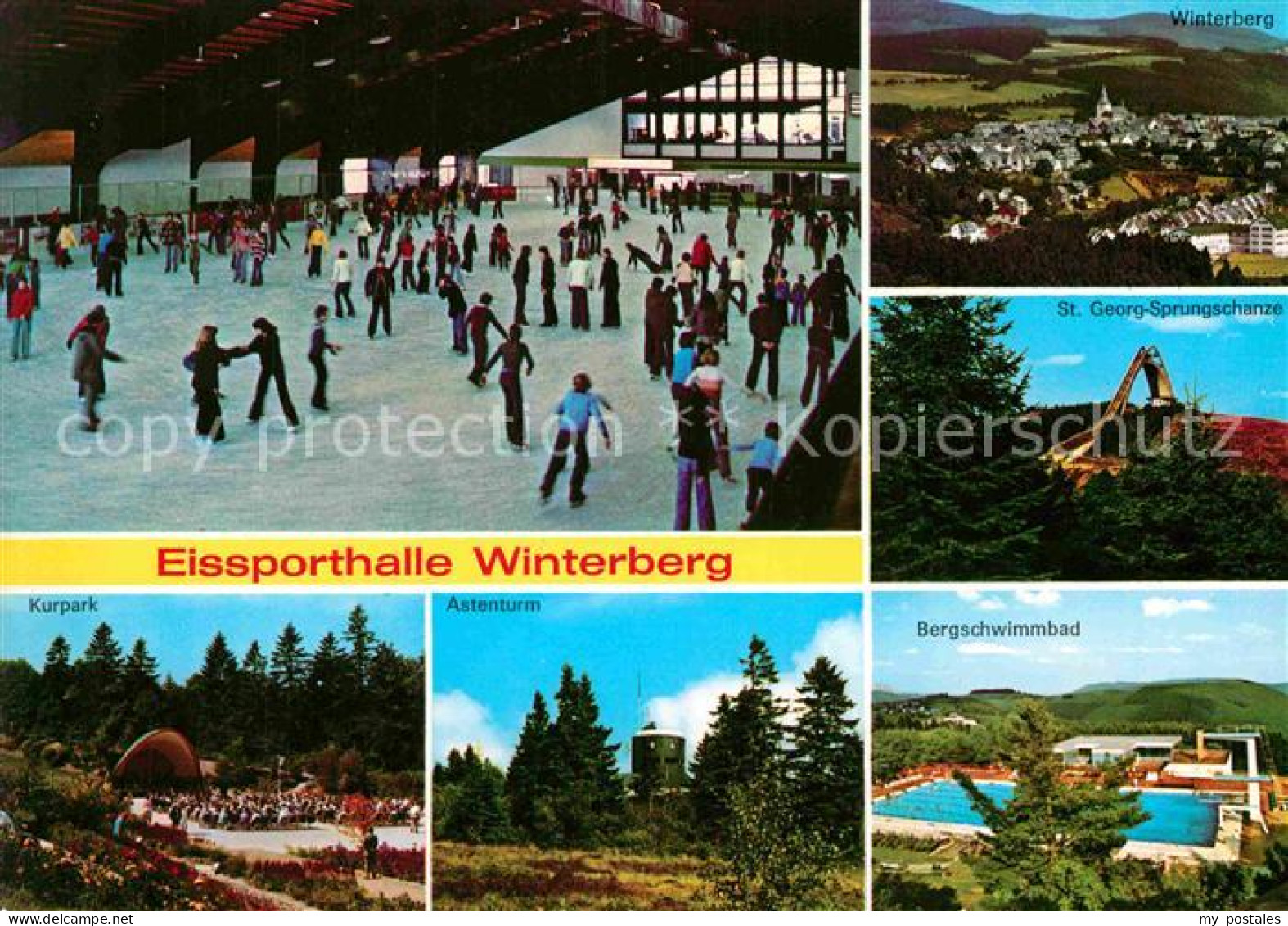 Winterberg Hochsauerland Eissporthalle Freibad Winterberg