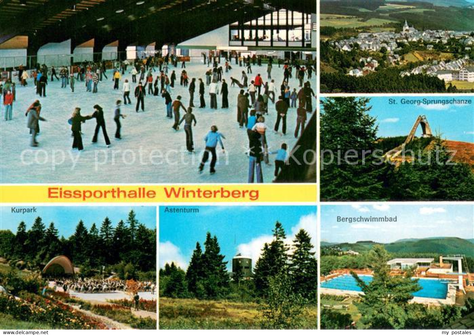 Winterberg Hochsauerland Eissporthalle Winterberg Kurpark Astenturm St Georg Spr
