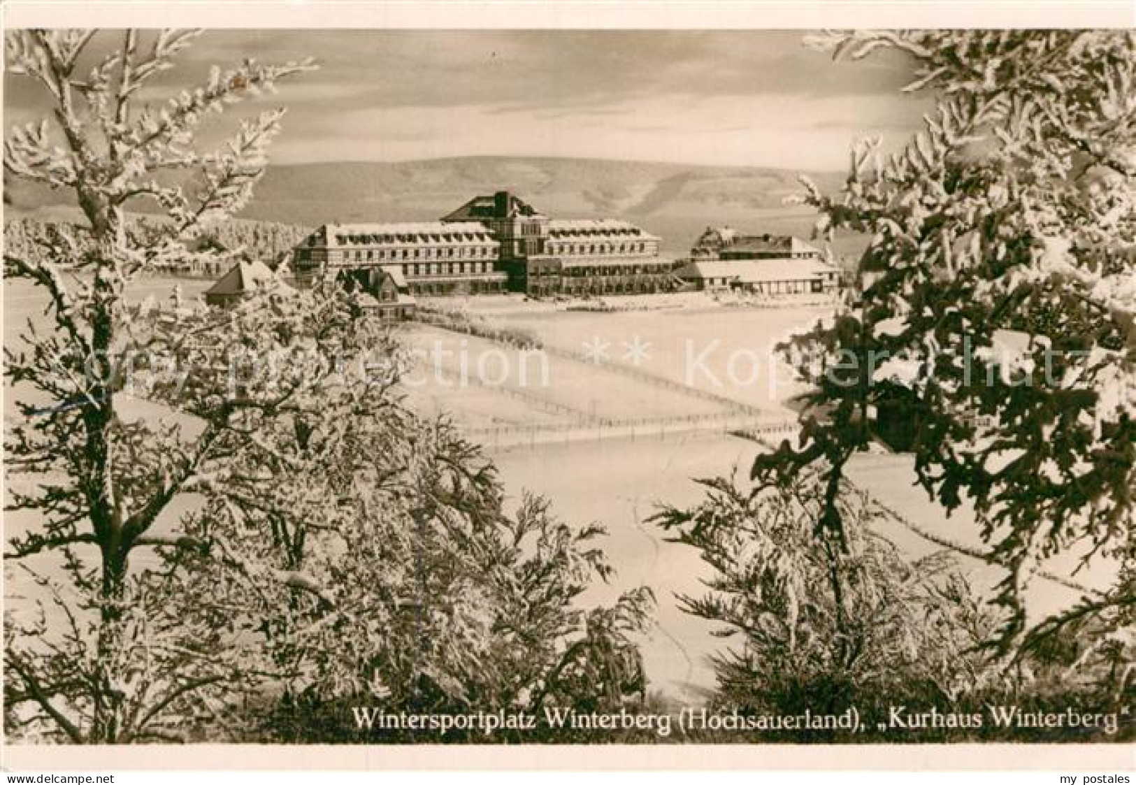 Winterberg Hochsauerland Panorama Wintersportplatz Kurhaus Winterberg