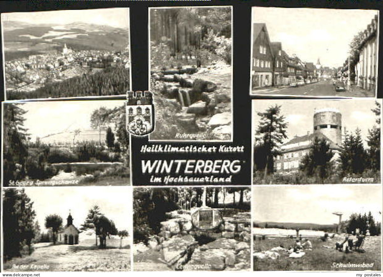 Winterberg Hochsauerland Winterberg Turm Schanze Kapelle Bad Quelle o