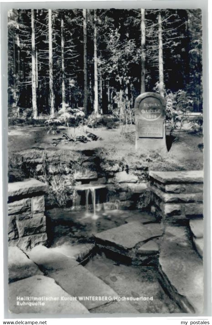 Winterberg Hochsauerland Winterberg Westfalen Ruhrquelle