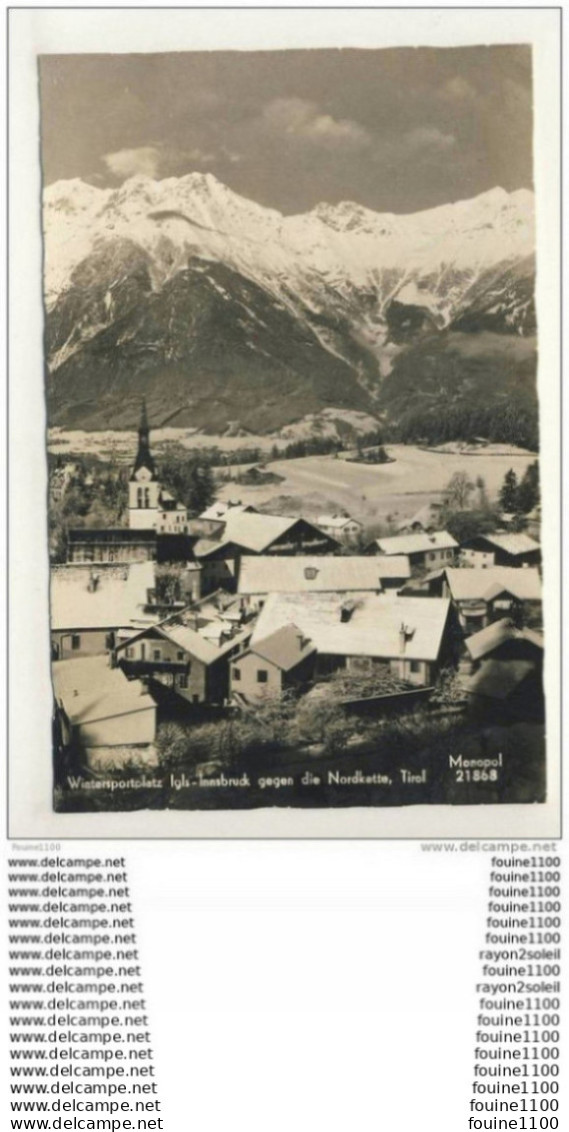 wintersportplatz igis innsbruck gegen die nordkette tirol ( format C.P.A ) ( recto verso )