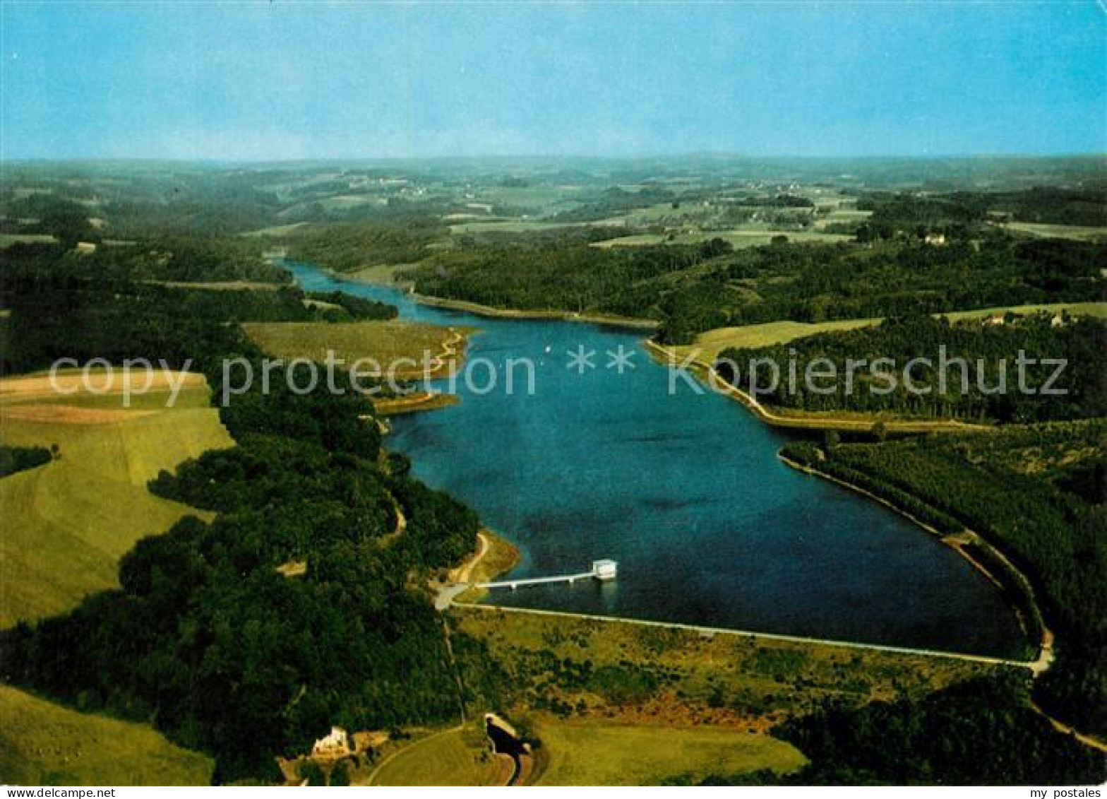 Wipperfuerth Fliegeraufnahme Dhpnntalsperre