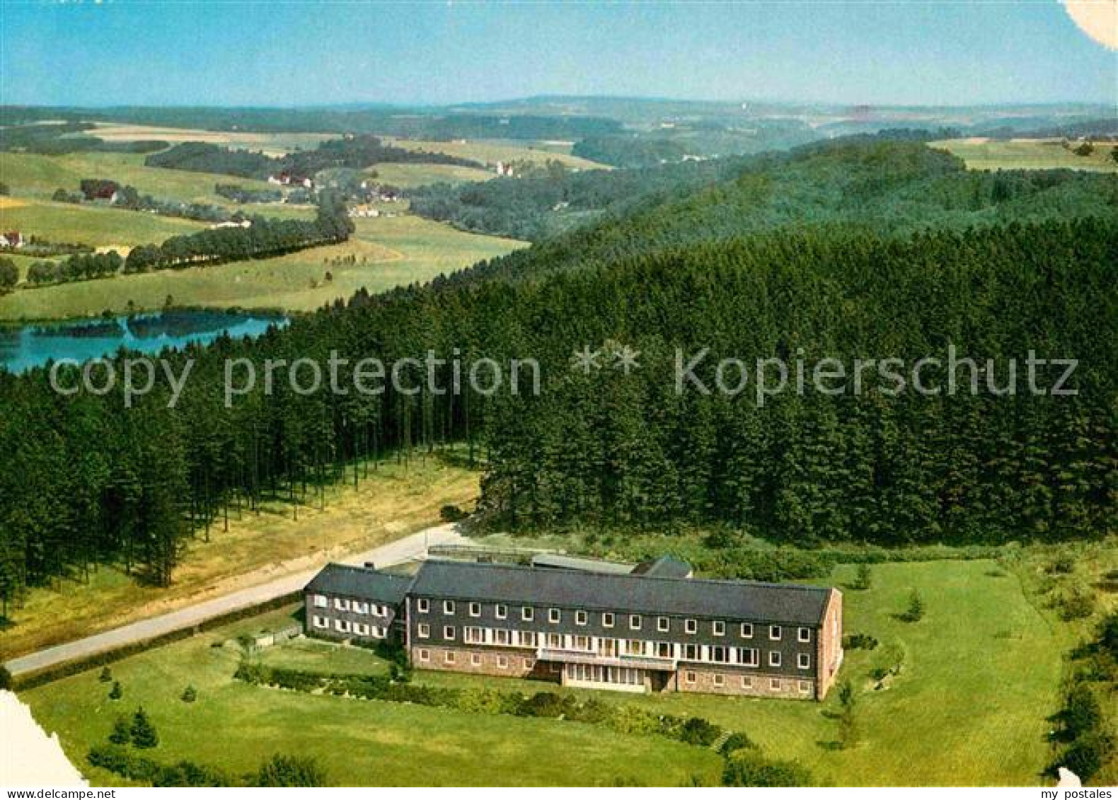 Wipperfuerth Fliegeraufnahme Jugendherberge