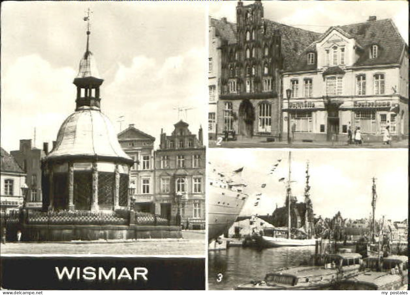 Wismar Mecklenburg Vorpommern Wismar Hafen x 1975