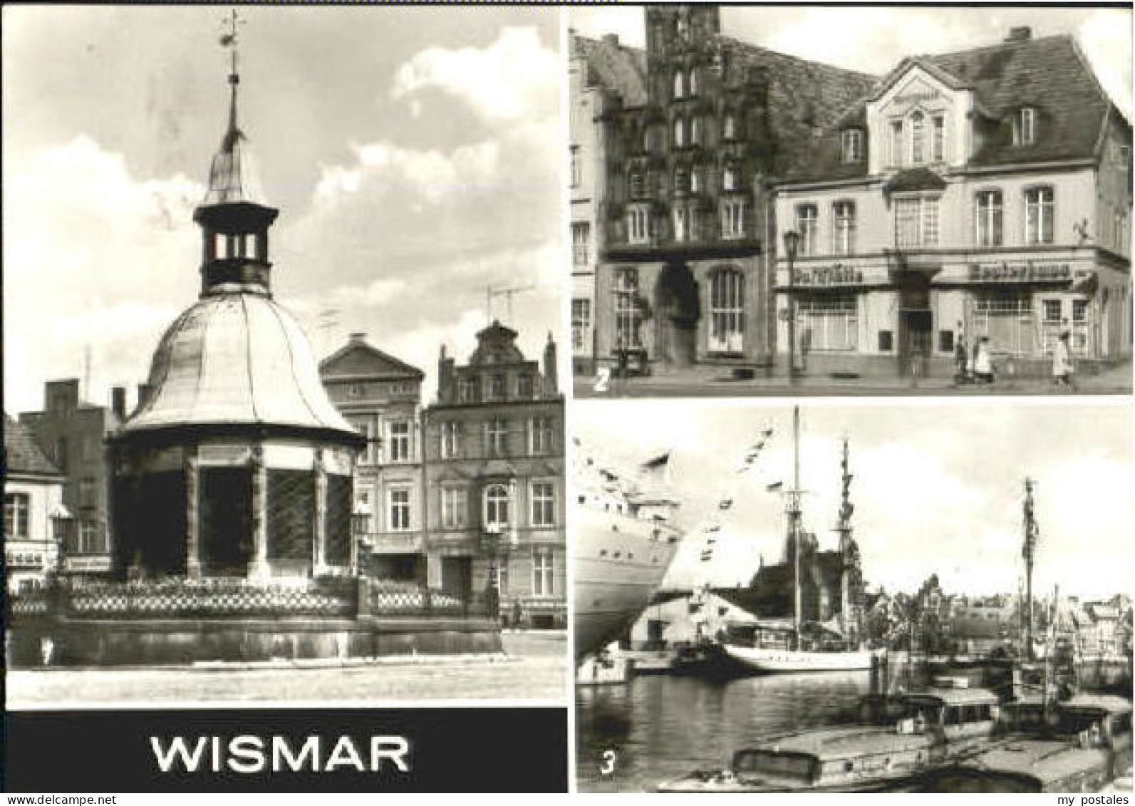 Wismar Mecklenburg Vorpommern Wismar Hafen x 1977