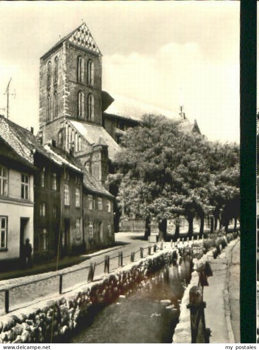 Wismar Mecklenburg Vorpommern Wismar Kirche ungelaufen ca. 1965