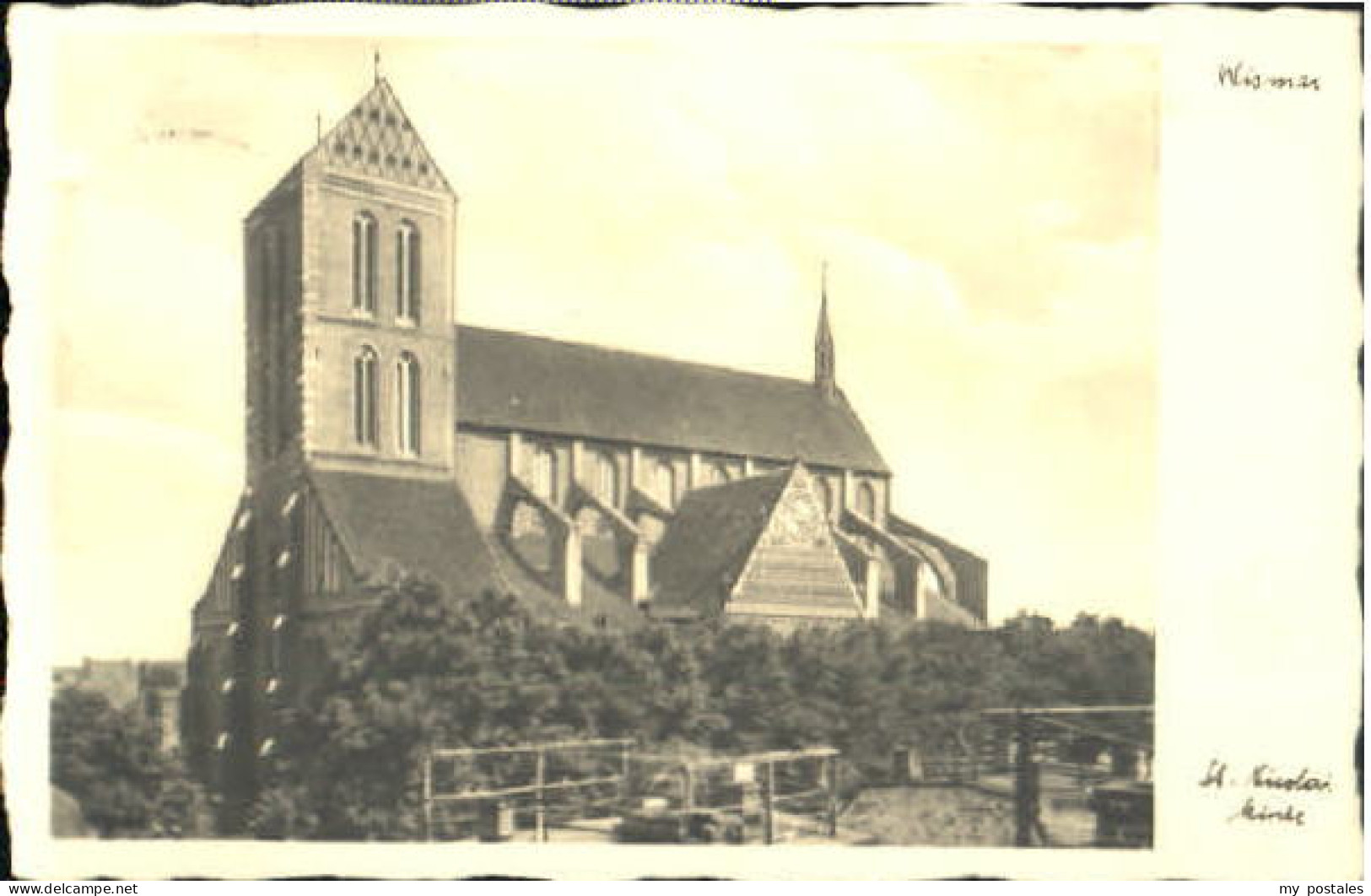 Wismar Mecklenburg Vorpommern Wismar Kirche x 1936