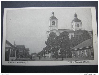 Pinsk ,  Karte um 1918