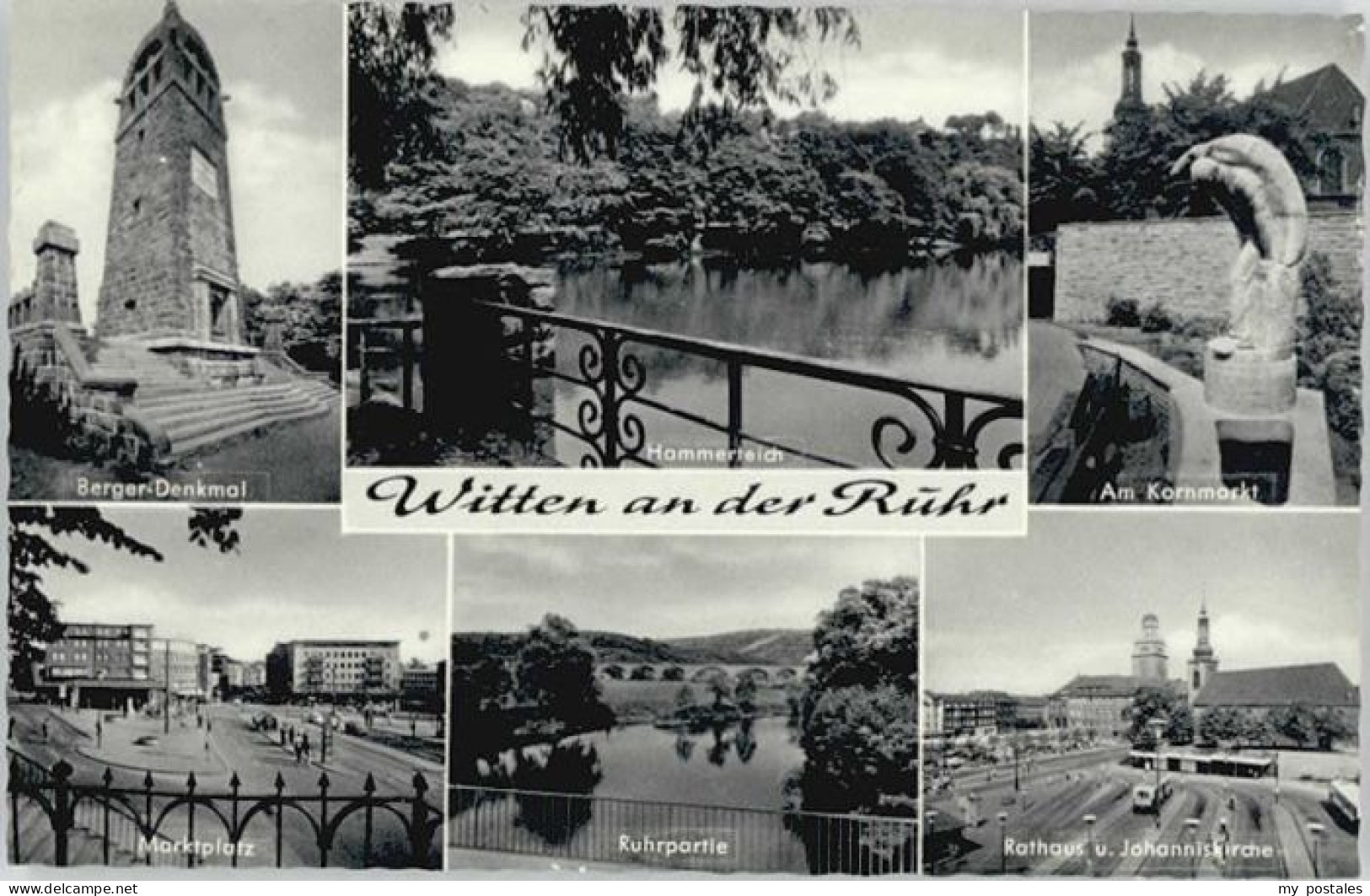 Witten Ruhr Witten Johannis Kirche Kornmarkt Berger Denkmal