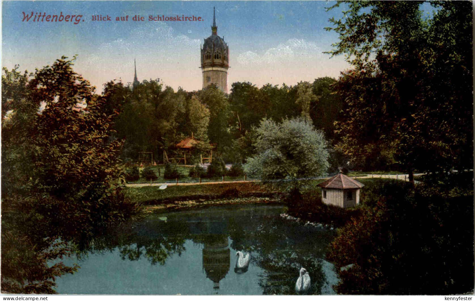 Wittenberg - Blick auf die Schlosskirche
