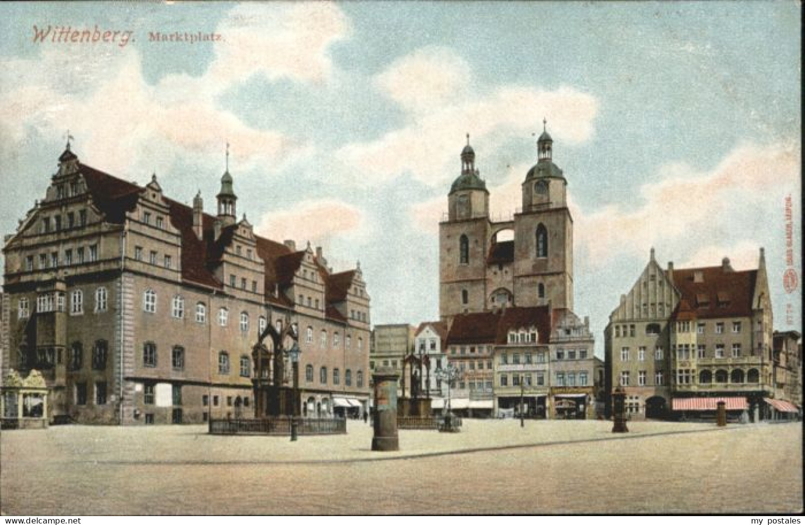 Wittenberg Lutherstadt Wittenberg Marktplatz