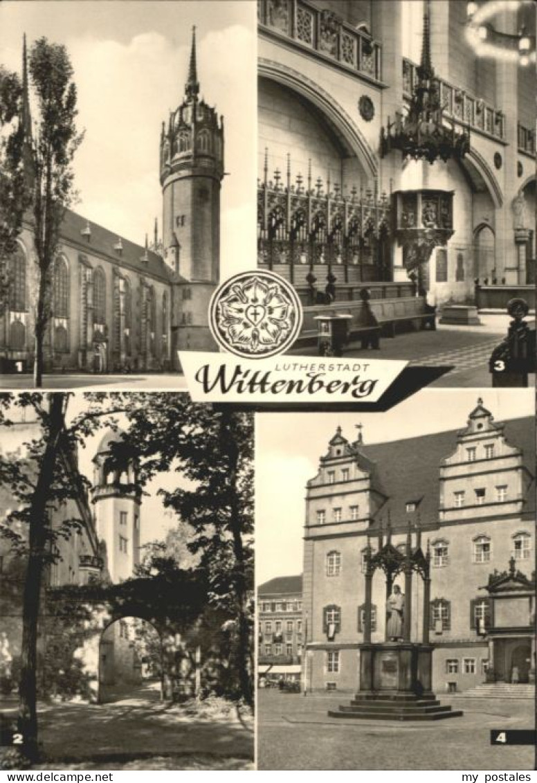 Wittenberg Lutherstadt Wittenberg Schloss Kirche Lutherhaus Denkmal