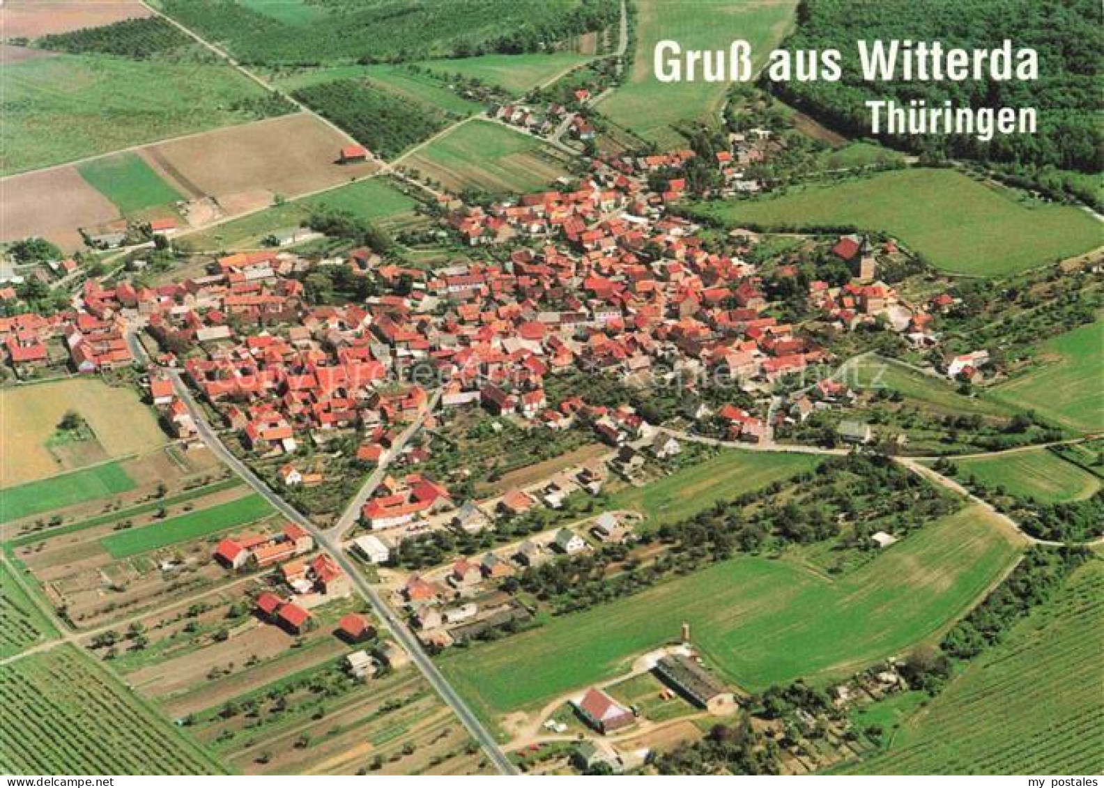 Witterda Soemmerda Thueringen Fliegeraufnahme