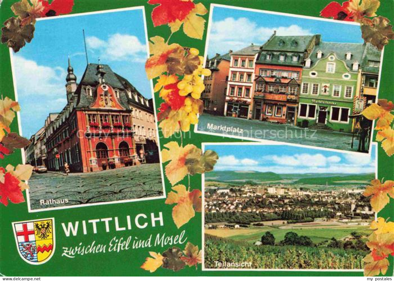 Wittlich Bernkastel-Wittlich Rathaus Marktplatz Teilansicht