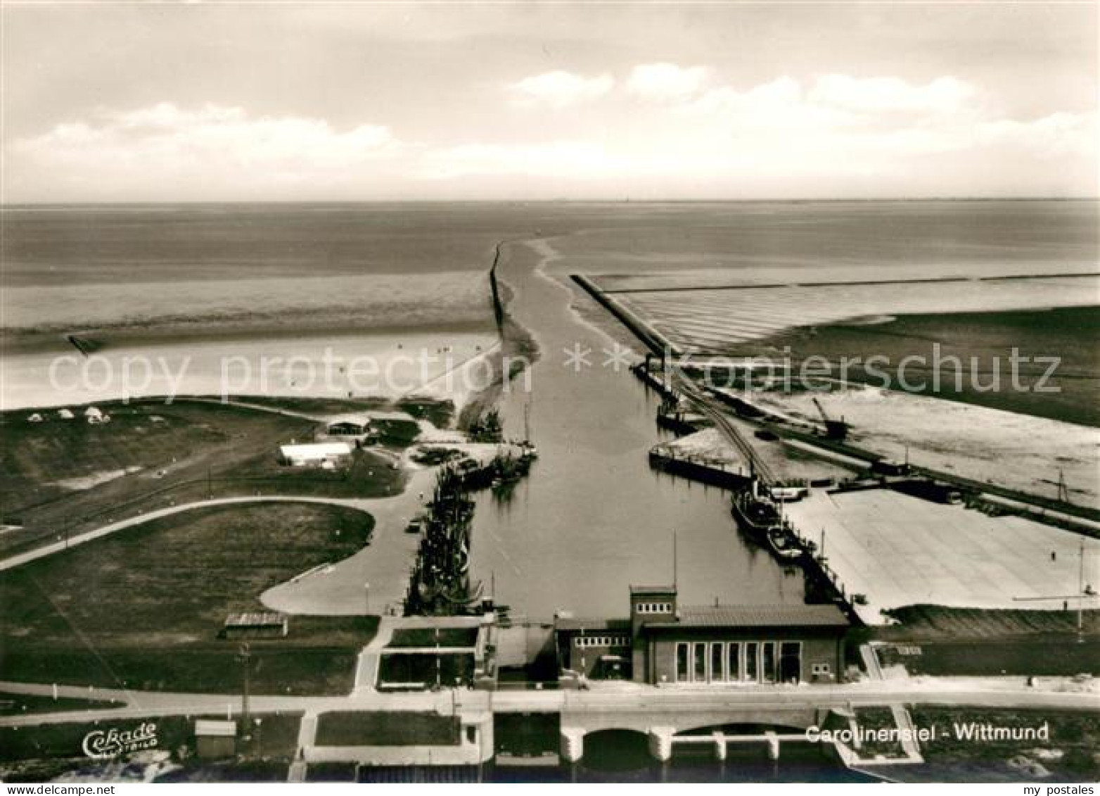 Wittmund Carolinersiel Fliegeraufnahme