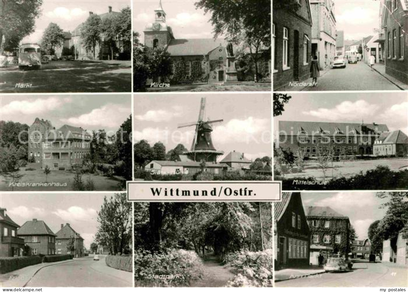 Wittmund Noderstrasse Krankenhaus Markt Windmuehle
