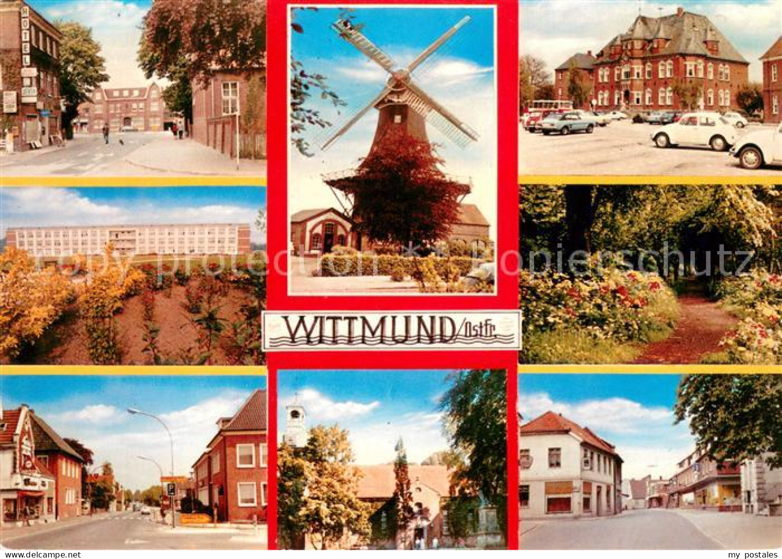 Wittmund Ortsansichten Parkanlagen Windmuehle